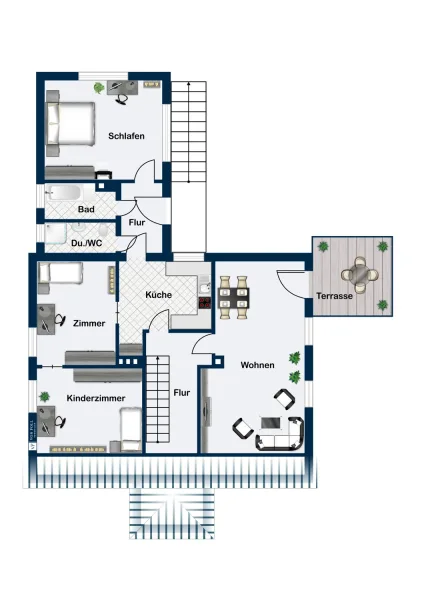 Grundriss DG Wohnung 2