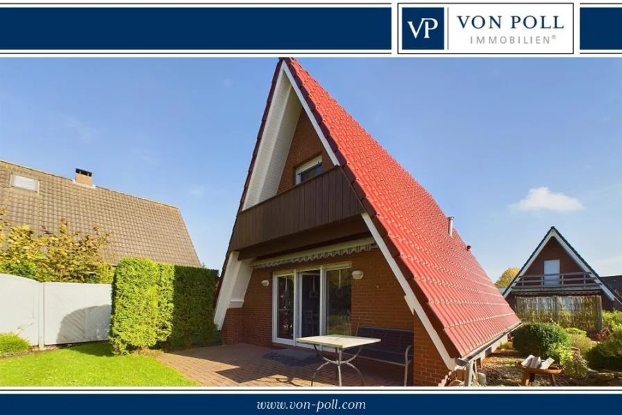 Ansicht - Haus kaufen in Dornum - Liebevoll renoviertes Nurdachhaus in ruhiger Sackgassenlage in Westerbur