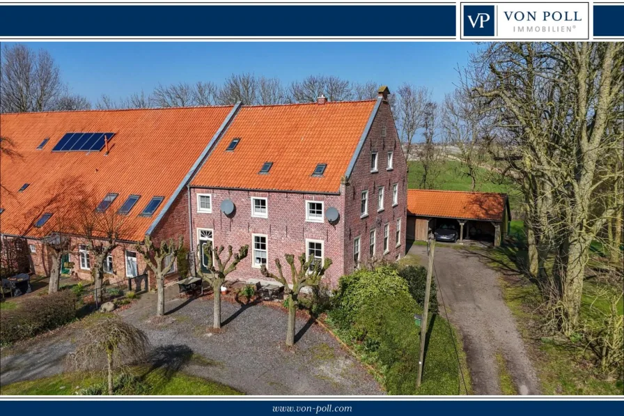 Titelbild - Wohnung kaufen in Dornum / Nesse - Herrliche Wohnung in historischem Gulfhof an der Nordsee