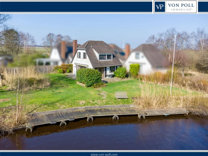  - Haus kaufen in Südbrookmerland / Bedekaspel - Uferglück am Großen Meer - Ihr zukünftiges Ferienhaus an der Nordsee