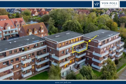 Ansicht - Wohnung kaufen in Dornumersiel - Nordseetraum - Gemütliche Wohnung mit Balkon in zentraler Lage von Dornumersiel