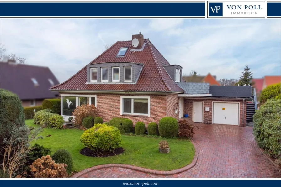 Titelbild - Wohnung mieten in Hage - Großzügige Erdgeschosswohnung mit Gartennutzung in ruhiger Lage von Hage