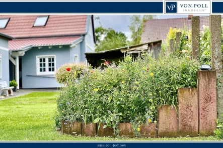 Titel Garten Impressionen - Haus kaufen in Heidesee / OT Friedersdorf - Hochwertig modernisiertes Einfamilienhaus mit ca. 40 m² Nebengebäude