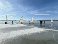 Eissegeln am Rangsdorfer See