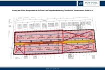 B-Plan Zeesen mit Grundstücksplan