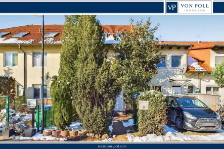 Hausansicht - Haus kaufen in Friedersdorf - Geräumiges Reihenmittelhaus mit Garten in beliebter Lage in Friedersdorf