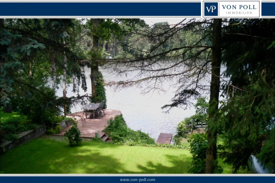 Seeterrasse - Haus mieten in Grünheide - Idyllisches Haus mit Seeterrasse und Wasserzugang in Grünheide