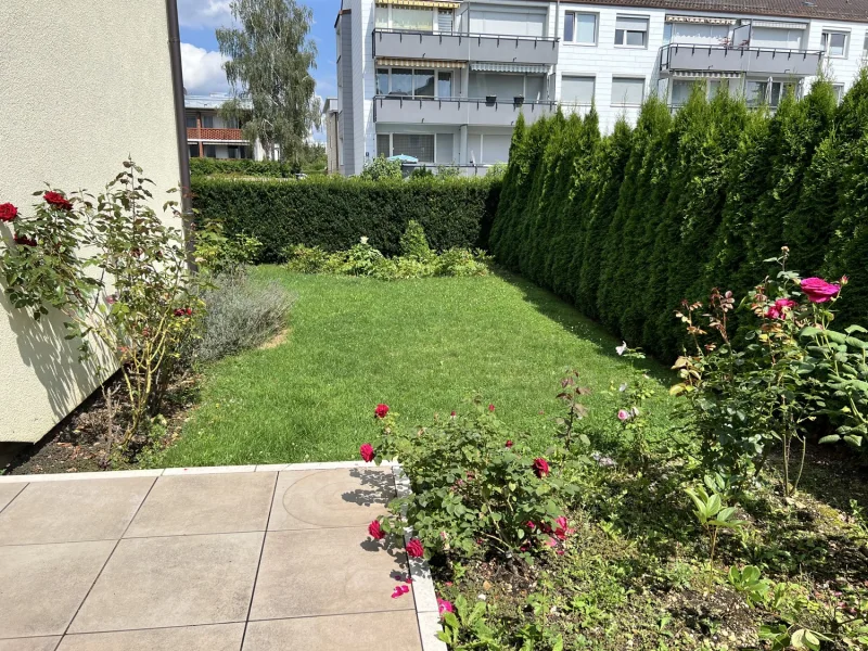 Terrasse mit Garten - Wohnung mieten in Germering - Exklusives Haus-im-Haus Wohnensemble in ruhiger Lage mit Garten