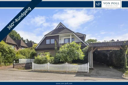 Tittelbild - Haus kaufen in Varel - Nordsee-Traum: Einfamilienhaus mit 3 Ferienwohnungen hinterm Deich direkt am Strand in Dangast/Varel