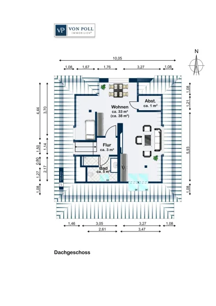 Grundriss Dachgeschoss