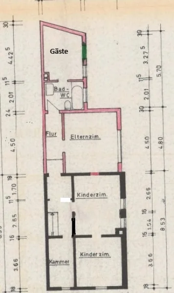 Grundriss Obergeschoss