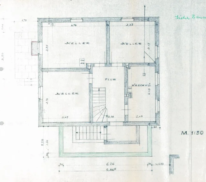 Grundriss Keller