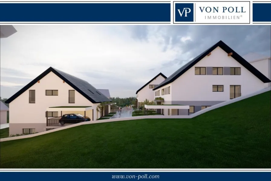 Titelbild - Haus kaufen in Mörlenbach - Effizienter Neubau mit Photovoltaik-Anlage und Wärmepumpe