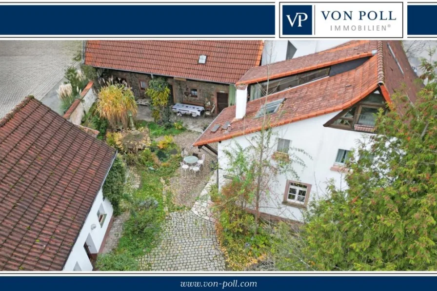 Titelbild - Haus kaufen in Mörlenbach - Großzügiges und liebevoll restauriertes Bauernhaus mit Quellenanschluss