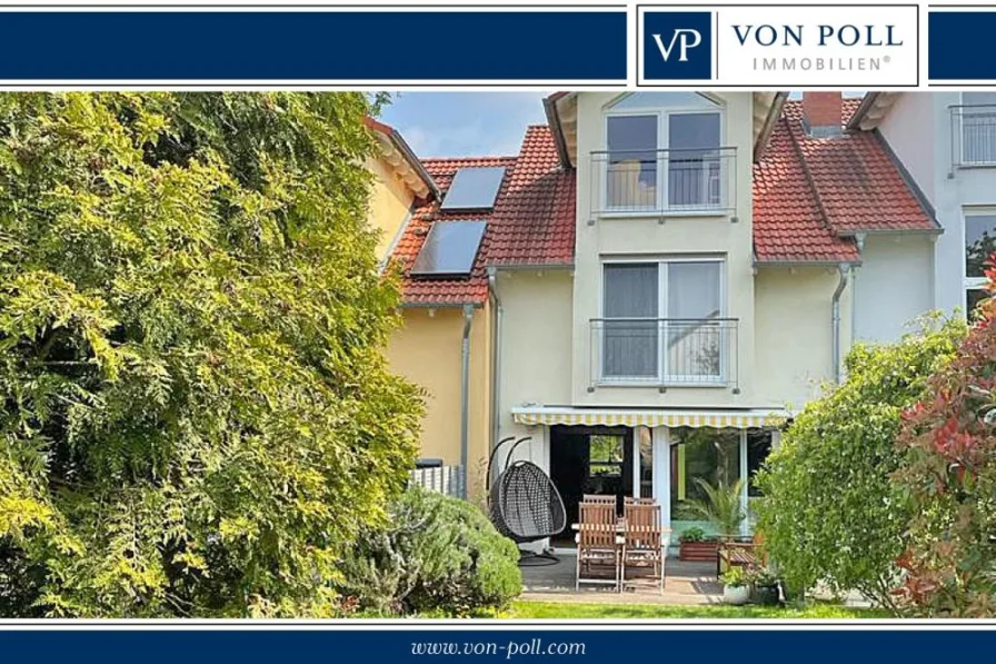 Titelbild - Haus kaufen in Hirschberg an der Bergstraße / Leutershausen - Traumhaftes Reihenmittelhaus