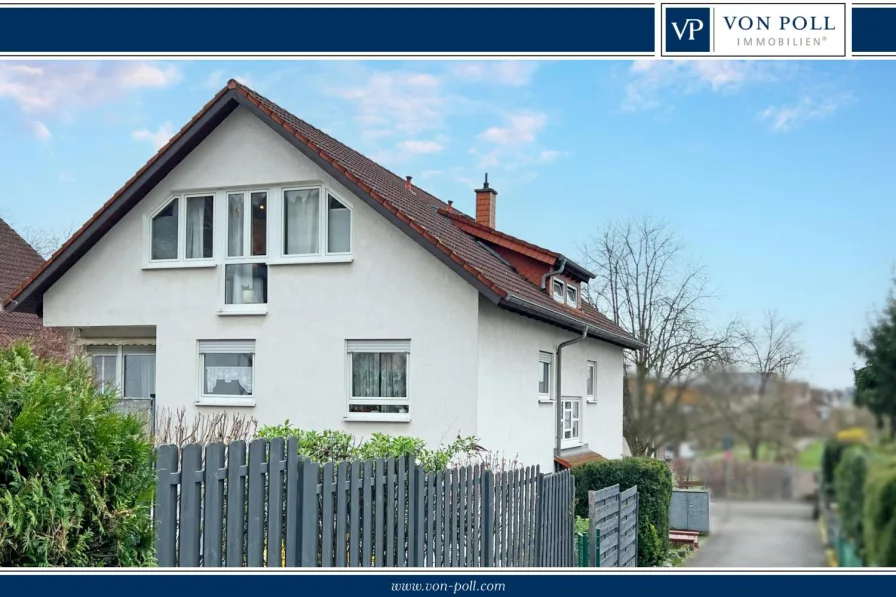 Titelbild - Wohnung kaufen in Laudenbach - Gemütliche Wohnung mit Balkon und Stellplatz in ruhiger Lage
