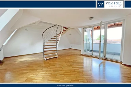 Titelbild - Wohnung mieten in Weinheim - Außergewöhnliche Maisonette Wohnung im Herzen Weinheims