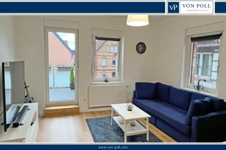 Titelbild - Wohnung mieten in Weinheim / Lützelsachsen - Charmante 2- Zimmer- Wohnung mit Balkon in ruhiger Lage