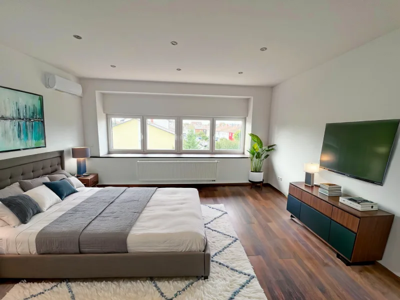 Schlafzimmer - virtuelles Homestaging