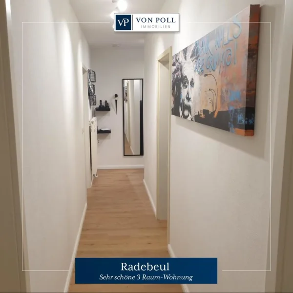 Titelbild - Wohnung kaufen in Radebeul - *SANIERTE 3 RAUM-WOHNUNG IN BESTER LAGE VON RADEBEUL WEST INKL. TG-STELLPLATZ*