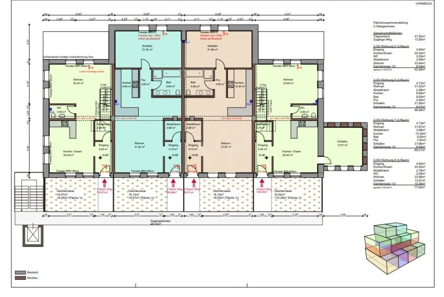 Grundriss Planung  2 OG