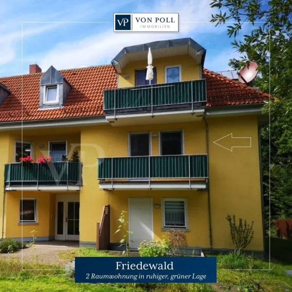  VP Startbild - Wohnung mieten in Moritzburg / Friedewald - *SCHÖNE 2 RAUM-WOHNUNG IN GRÜNER, RUHIGER LAGE VON FRIEDEWALD ZU VERMIETEN*