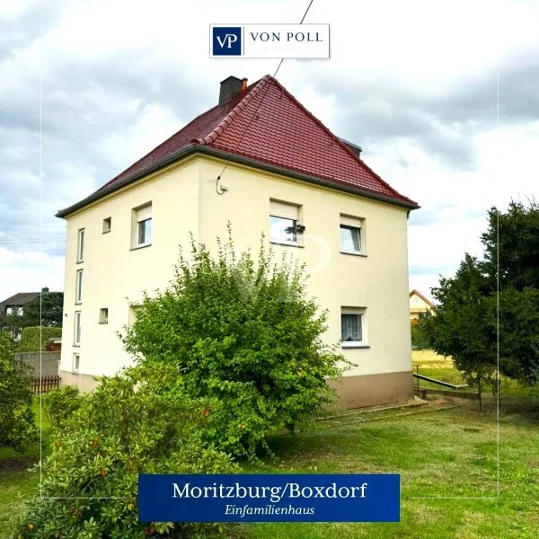 Einfamilienhaus in Boxdorf - Haus kaufen in Moritzburg / Boxdorf - *EINFAMILIENHAUS MIT VIEL POTENTIAL IN BESTER LAGE ZUM DRESDNER NORDEN*