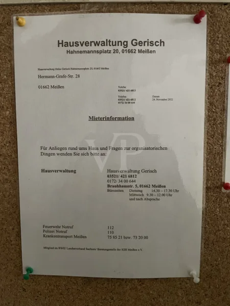 Hausverwaltung