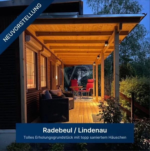 Startbild - Haus kaufen in Radebeul - *TOLLES ERHOLUNGSGRUNDSTÜCK MIT TOPP SANIERTEM BUNGALOW IN RADEBEUL - LINDENAU*