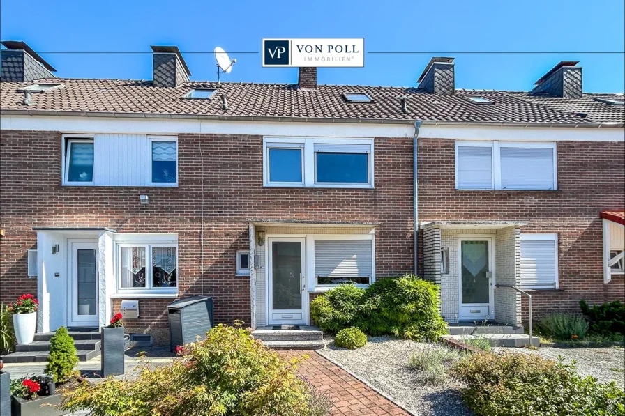 Titelbild - Haus kaufen in Nordhorn - Modernisiertes Reihenhaus in Nordhorn/Blanke