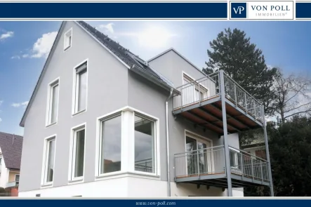  - Wohnung mieten in Harburg - Hochwertige 4-Zimmer-Maisonette-Wohnung, 1 Einbauküche, 2 Balkone, Garten, 2 Pkw-Stellplätze, Neubau