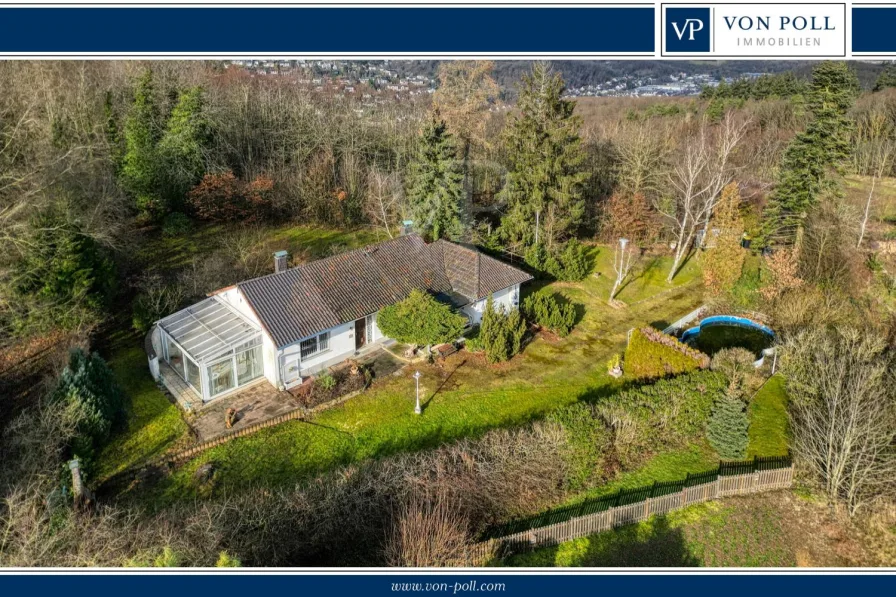 Titelbild - Haus kaufen in Bad Münstereifel - Ruhig gelegener Bungalow mit nicht einsehbarem Grundstück im Außenbereich