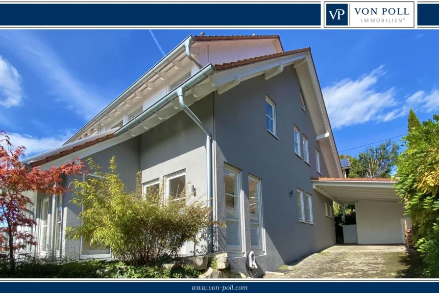 Titelbild - Haus kaufen in Uhldingen-Mühlhofen - Sonnige Doppelhaushälfte mit hoher Energieeffizienz in Seenähe