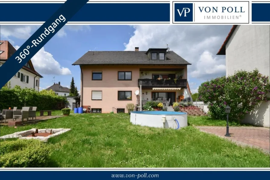 Titelbild - Haus kaufen in Cadolzburg - VON POLL | Gut vermietetes 3-Familienhaus in Cadolzburg - Ihre perfekte Kapitalanlage