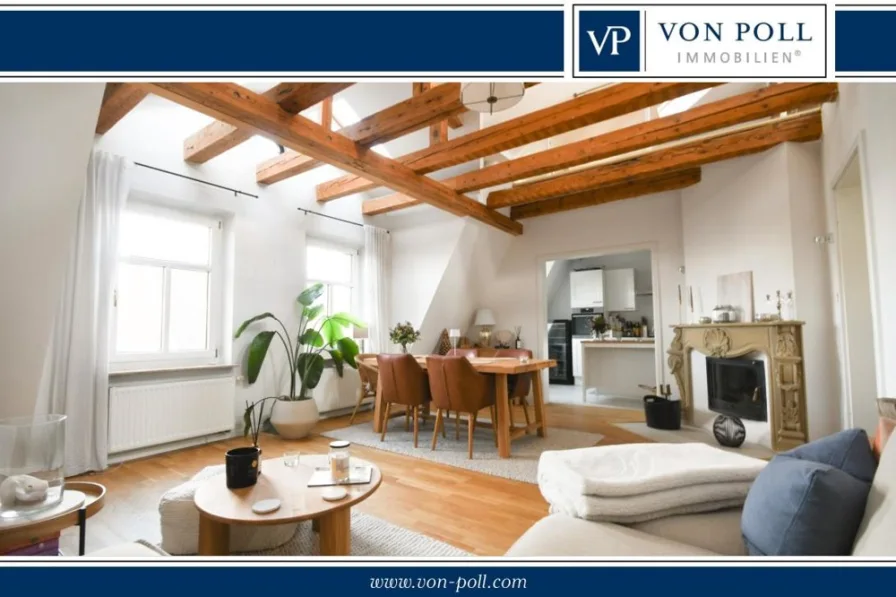 Titelbild - Wohnung kaufen in Fürth - VON POLL | Exquisites Wohnjuwel mit einzigartigem Raumgefühl