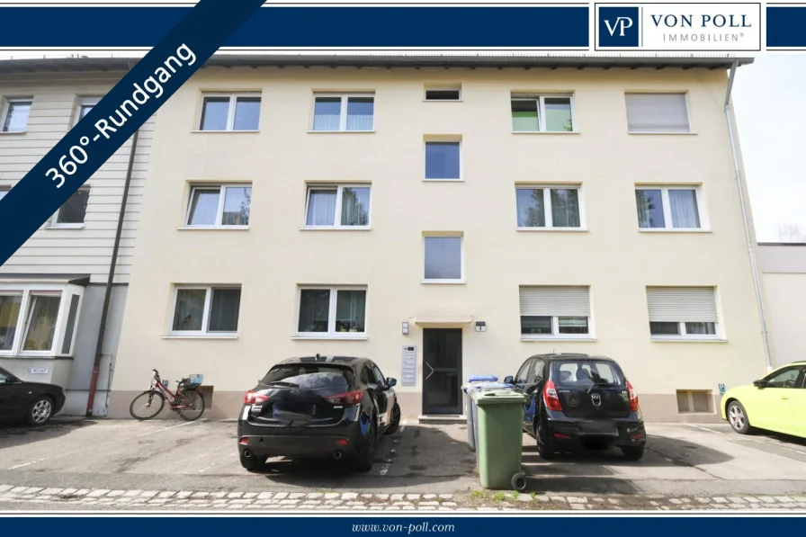 Außenansicht - Wohnung kaufen in Fürth - VON POLL | Helle 3-Zimmer-Wohnung mit Balkon und Stellplatz in Fürth-Stadeln
