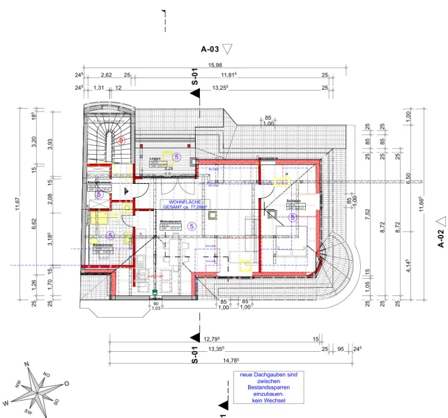 genehmigte 2-Zimmer-Wohnung