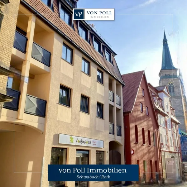  - Wohnung kaufen in Schwabach - Sicheres Investment in Top-Lage: Vermietete Maisonette in Schwabachs Innenstadt