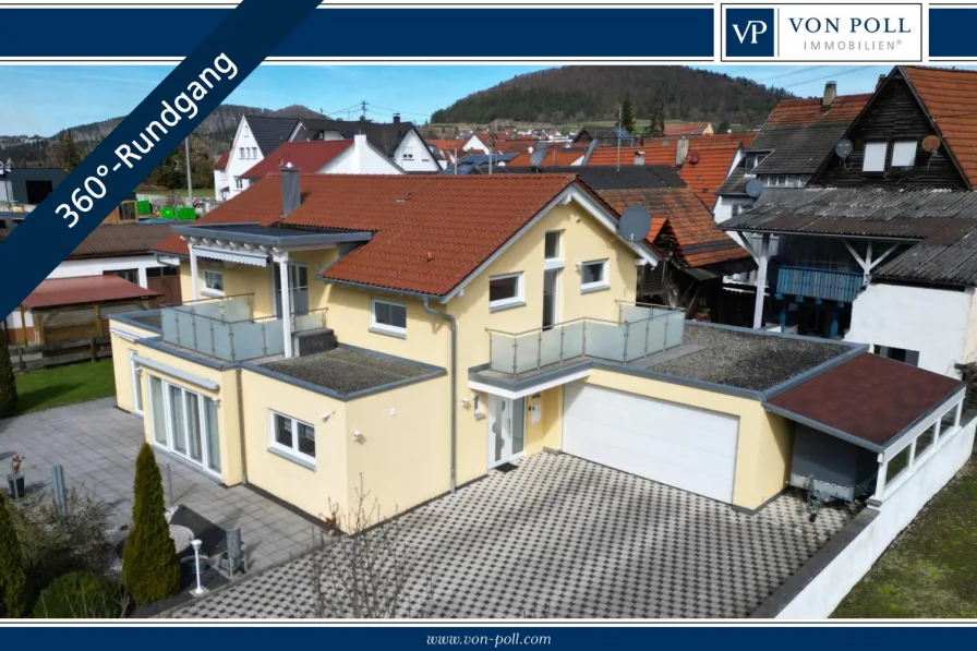 VON POLL IMMOBILIEN - Haus kaufen in Burladingen - DIE Gelegenheit: Großzügig modernes Einfamilienhaus in 72393 Burladingen