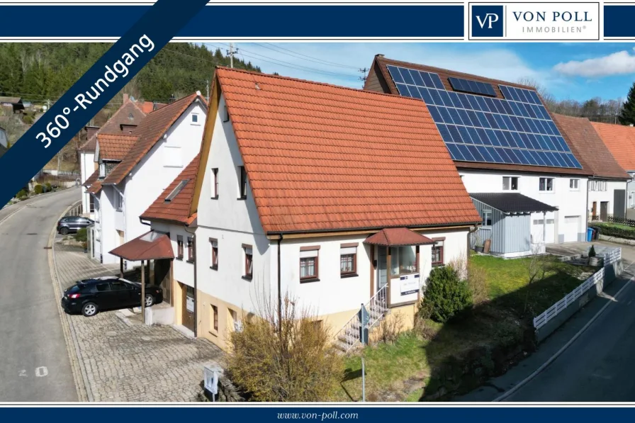 VON POLL IMMOBILIEN - Haus kaufen in Meßstetten / Tieringen - Zweifamilienhaus in 72469 Meßstetten - Tieringen