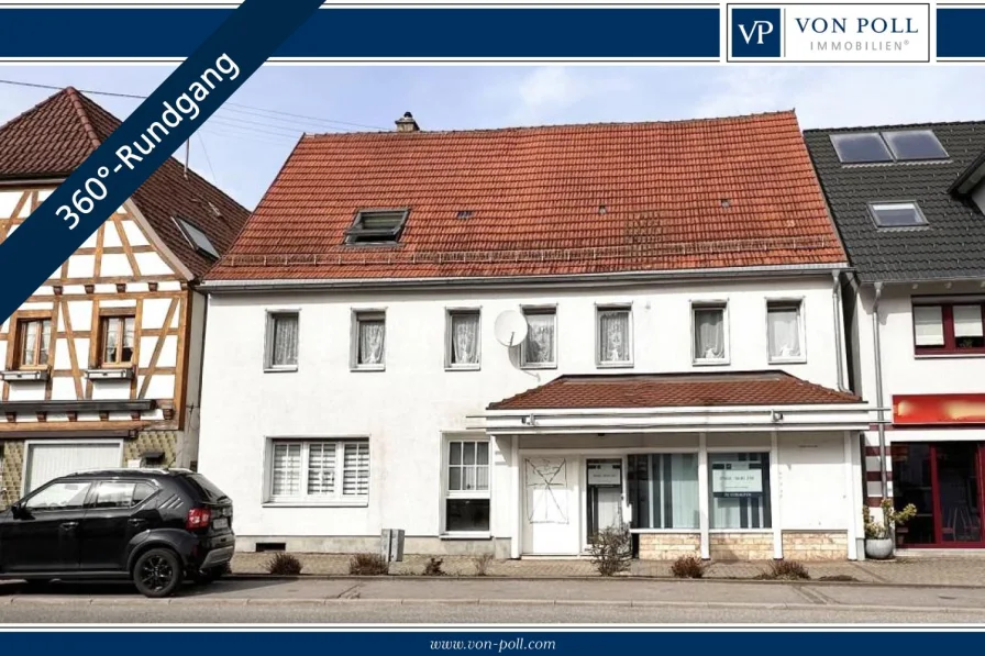 VON POLL IMMOBILIEN - Haus kaufen in Wehingen - Vielseitiges Wohn- und Geschäftshaus in 78564 Wehingen
