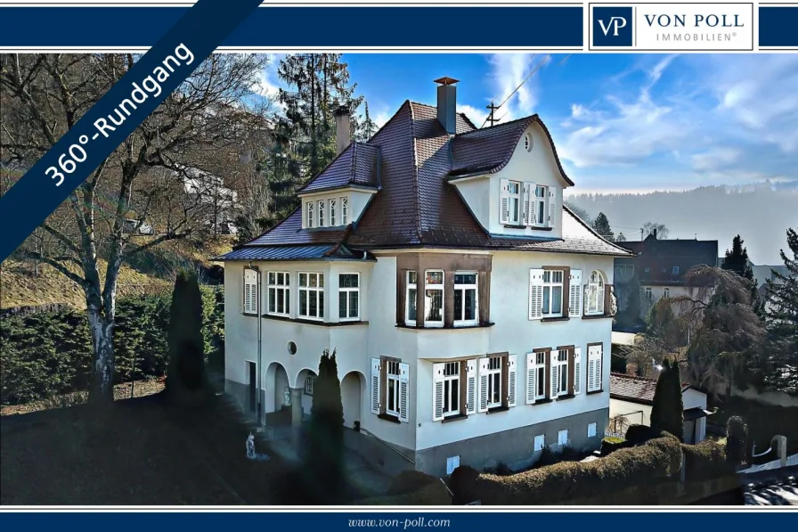 VON POLL IMMOBILIEN - Haus kaufen in Albstadt - Klassisch imposante Stadtvilla in 72458 Albstadt