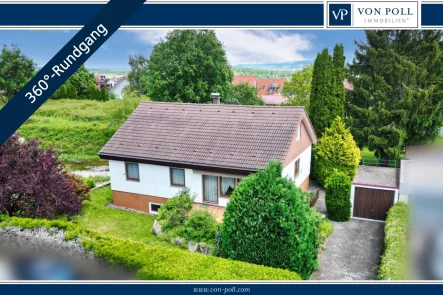 VON POLL IMMOBILIEN - Haus kaufen in Hechingen / Sickingen - Gemütliches Einfamilienhaus mit schönem Garten in 72379 Hechingen-Sickingen