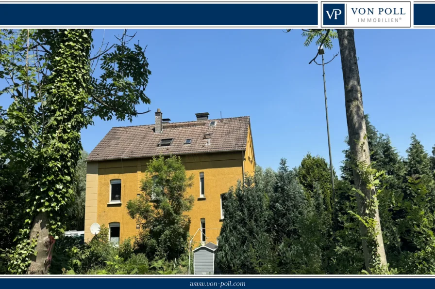 Hausansicht - Haus kaufen in Wülfrath / Flandersbach - Haus in grüner Natur  (Pferdehaltung in naher Umgebung)