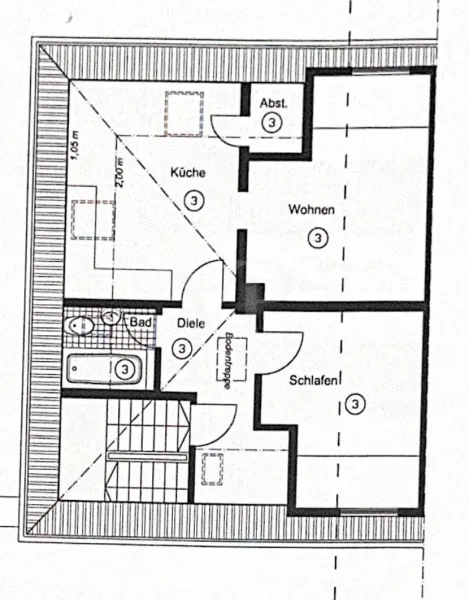 Grundriss Dachgeschoss