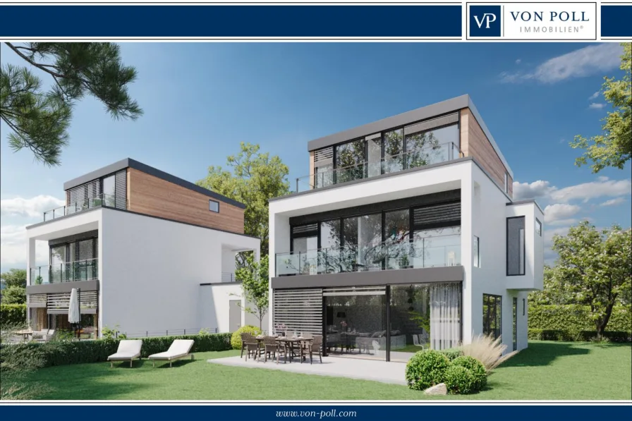 Titel Haus II - Haus kaufen in Gräfelfing - Architekten Villa mit hochklassiger Ästhetik und Spa-Bereich in sehr guter Lage von Gräfelfing