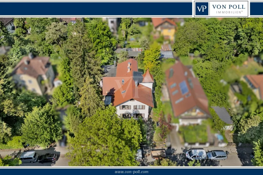 Titelbild - Haus kaufen in München - Großzügige Villa in der Villenkolonie Pasing I : Ihr Traumdomizil im Herzen historischer Eleganz