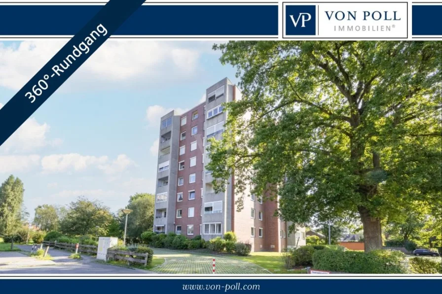 Titelbild - Wohnung kaufen in Wilhelmshaven - Charmante 2-Zimmer-Wohnung mit Loggia und Stellplatz in Wilhelmshaven!