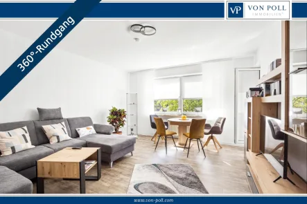 Titelbild - Wohnung kaufen in Wilhelmshaven - Charmante 3-Zimmer-Wohnung mit Balkon in Wilhelmshaven-Voslapp