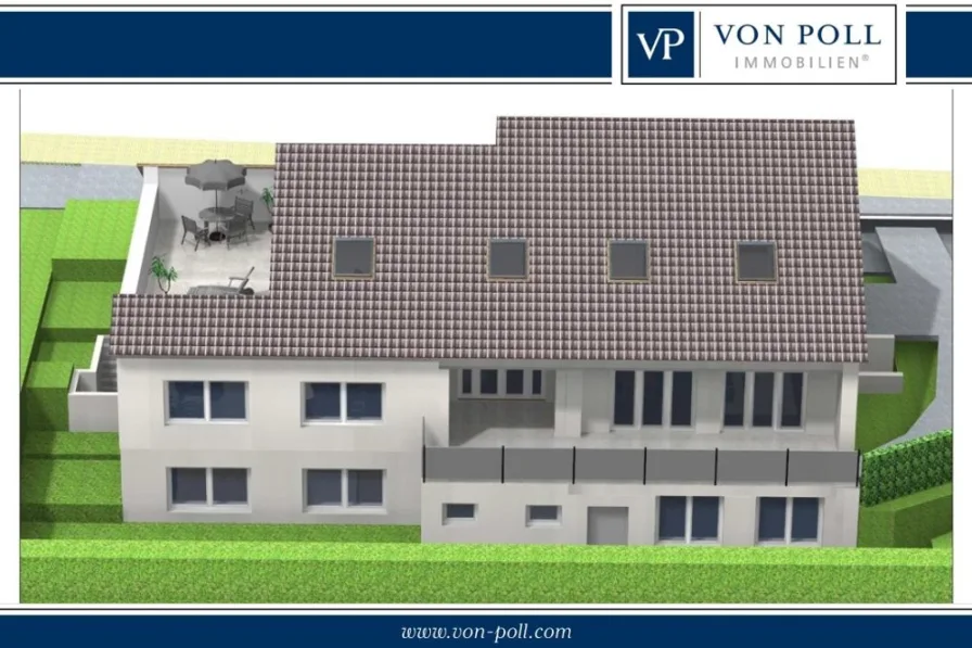 Titelbild - Haus kaufen in Halle (Westfalen) - 300m² Wohnfläche | KfW 40 EE Standard | Traumhafter Fernblick über Halle (Westf.)